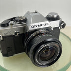 olympus Om20 35mm slr film camera With Miranda 28mm 1:2.8  Lens TESTED .#9110