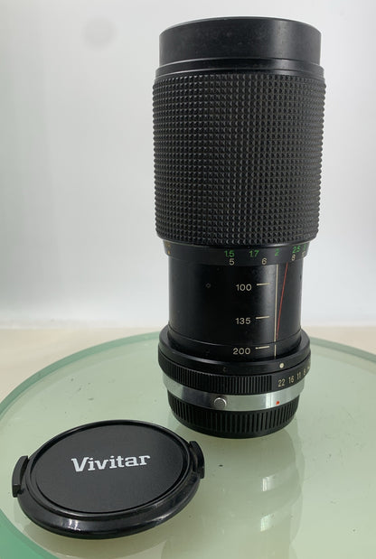 OLYMPUS Vivitar 80-200mm F/4 Macro Focusing Zoom Lens - BLACK TESTED - 7340