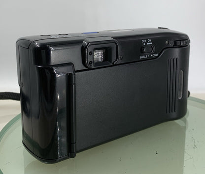 OLYMPUS AZ-1 ZOOM 35mm FILM POINT AND SHOOT CAMERA WITH COVER TESTED - 3424
