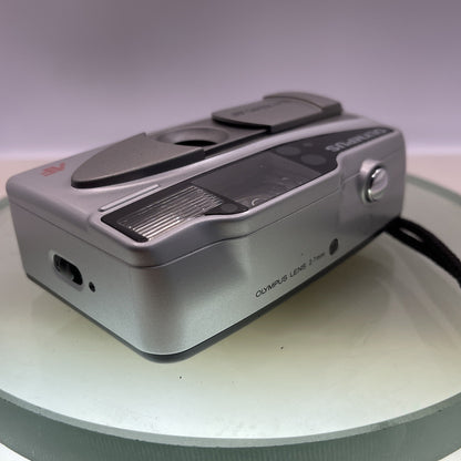 Olympus Trip XB40 AF 35mm Film Point and Shoot Camera Silver Tested #3798