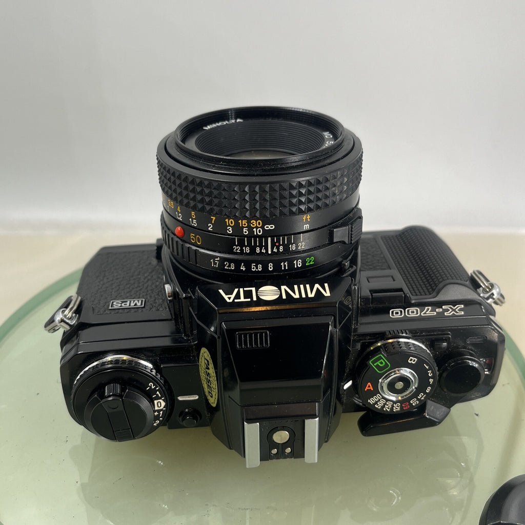 Minolta X-700 35mm Film SLR Manual Camera w-Minolta 50mm f/1.7 MD Lens ++ - #8785