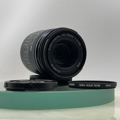 OLYMPUS ZUIKO DIGITAL 40-150 mm 1:4 - 5.6 CAMERA LENS 0.9m / 2.96 Ft -   2281