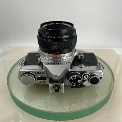 Olympus OM-2N MD 35mm Film SLR Manual Camera Olympus AUTO S50mm F/3.5 Zuiko Lens6