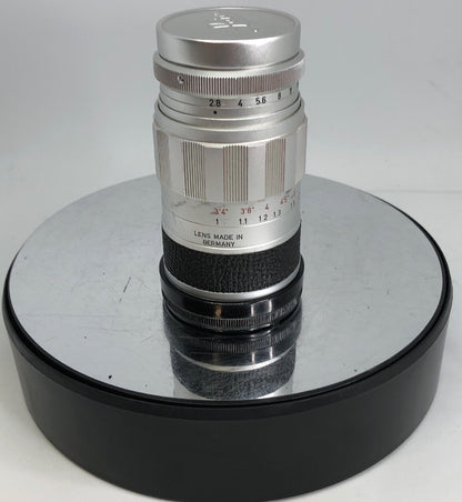 Elmarit 1:2.8/90 Leica Lens RARE,Ernst LEITZ Wetzlar Leica M Mount+Filter #39210