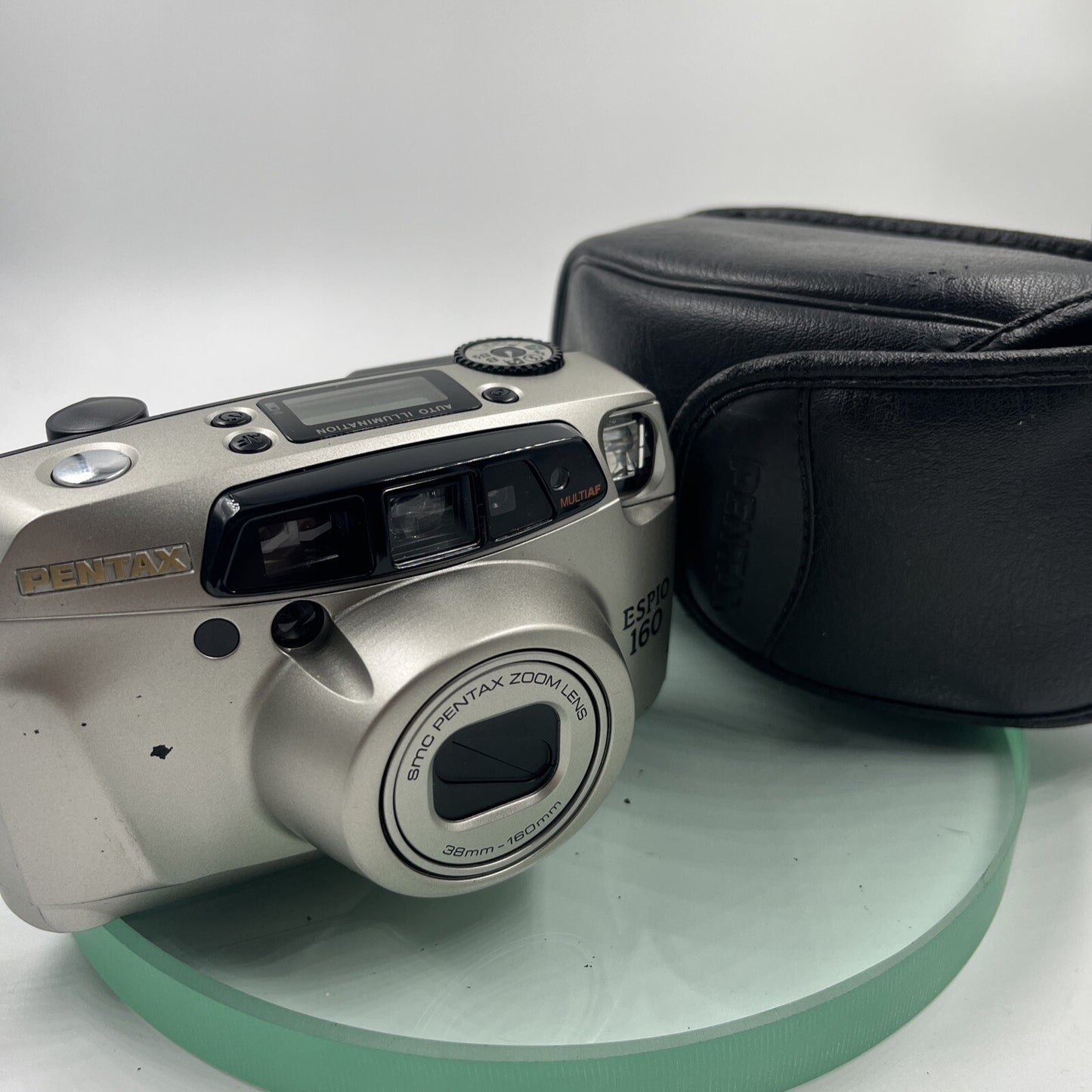 PENTAX ESPIO 160 ZOOM LENS 35MM CAMERA 38mm/160mm lens with case#TESTED# VGC#4690