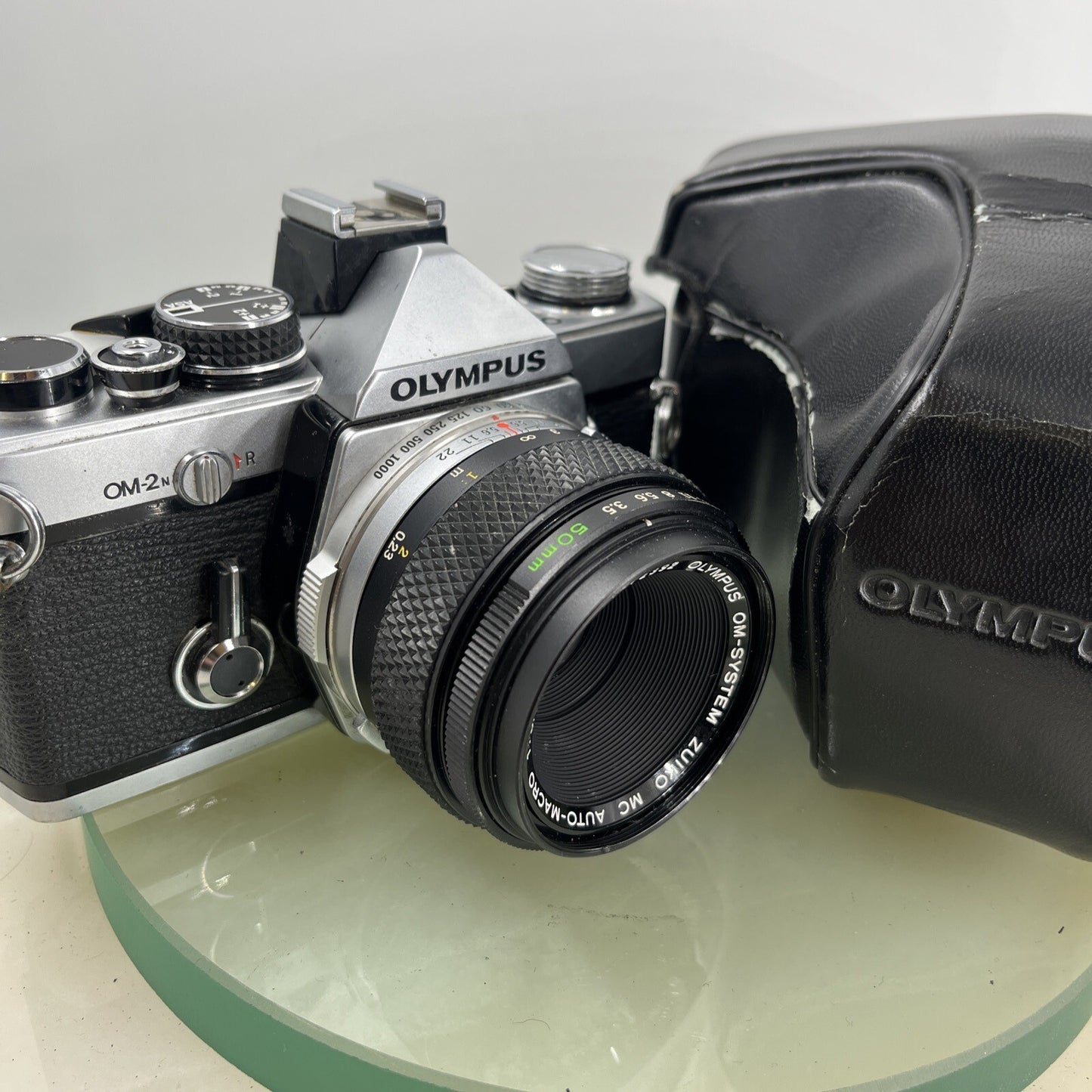 Olympus OM-2N MD 35mm Film SLR Manual Camera Olympus AUTO S50mm F/3.5 Zuiko Lens0