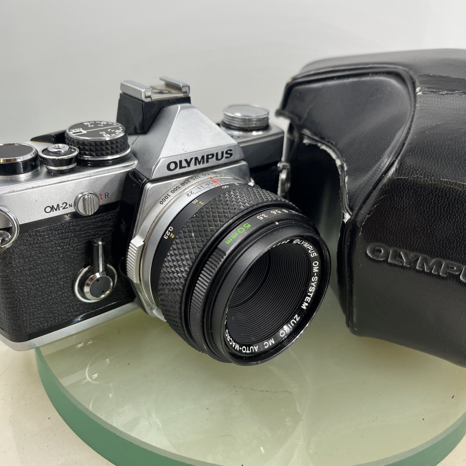 Olympus OM-2N MD 35mm Film SLR Manual Camera Olympus AUTO S50mm F/3.5 Zuiko Lens0