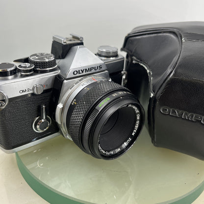 Olympus OM-2N MD 35mm Film SLR Manual Camera Olympus AUTO S50mm F/3.5 Zuiko Lens0