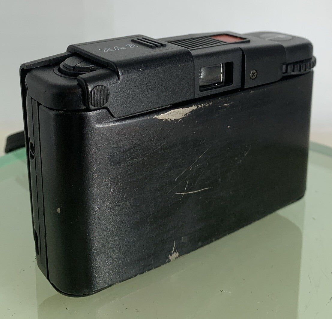"SERVICED" OLYMPUS XA2 COMPACT CULT  D.ZUIKO 35mm f3.5 POINT & SHOOT CAMERA #1924