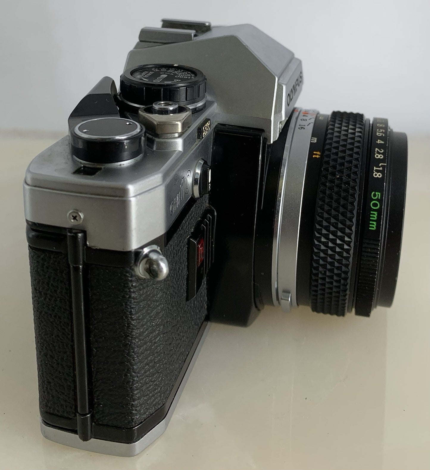 SERVICED Olympus OM10 35mm Film SLR Manual Camera + Olympus 50mm f/1:1.8 #1282