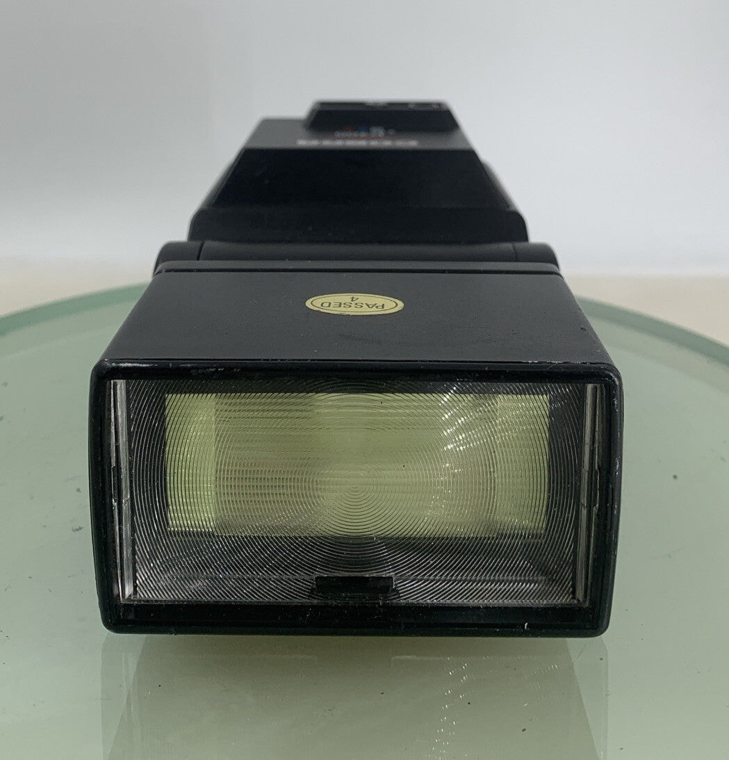 Vintage COBRA Dedicated D400 TTL Flashgun BLACK PERFECTLY WORKING TESTED - 3361