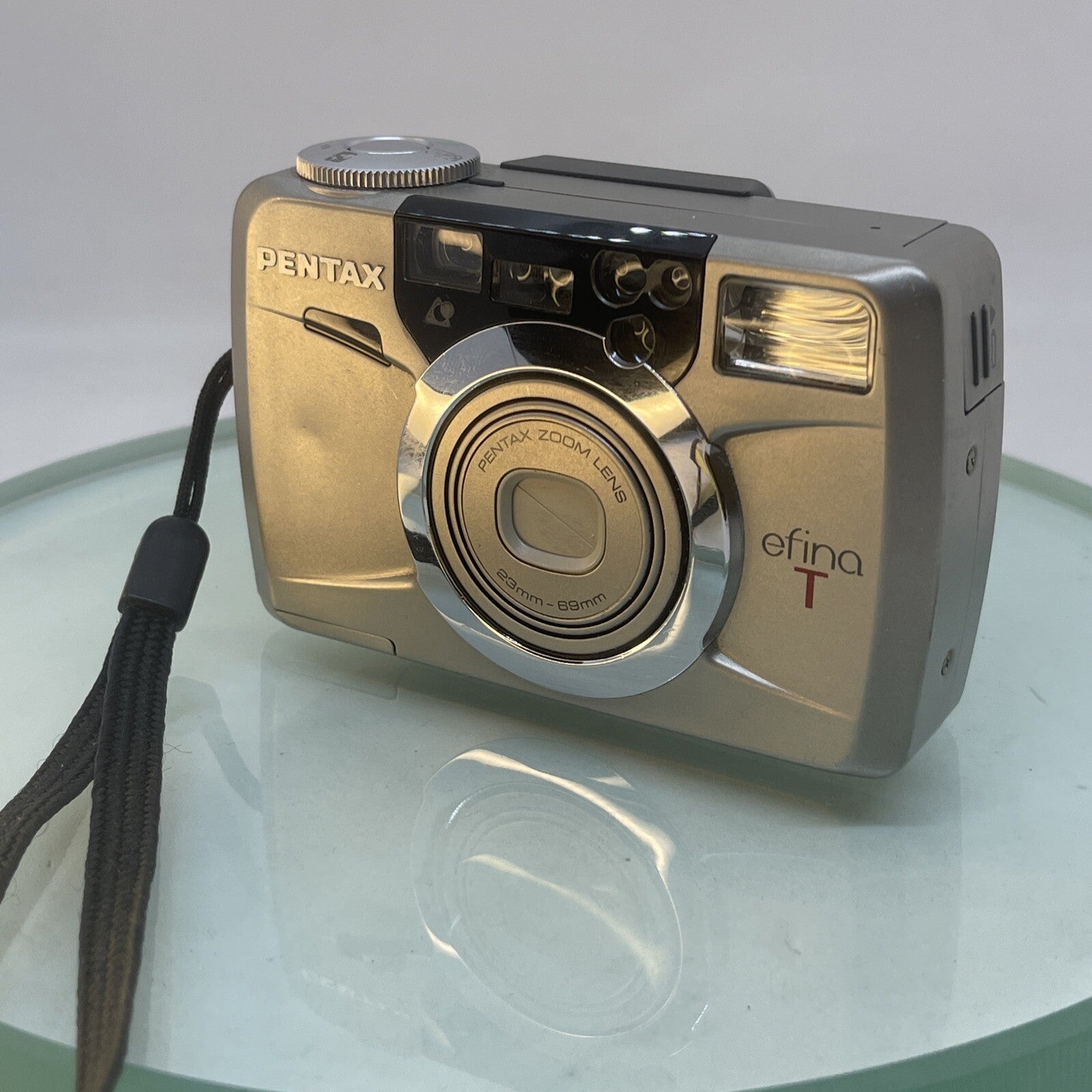 PENTAX EFINA T APS FILM CAMERA~23-69M LENS~QUARTZ DATE~PANORAMA~SELF TIMER #3972