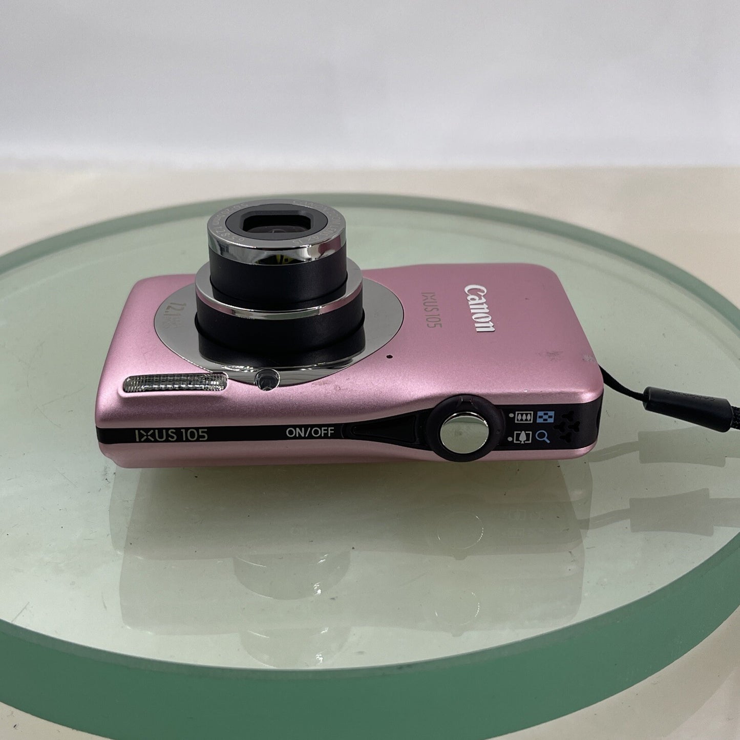 Canon IXUS 105 Digital Camera 12.1 Megapixels Pink Fully Tested #7206
