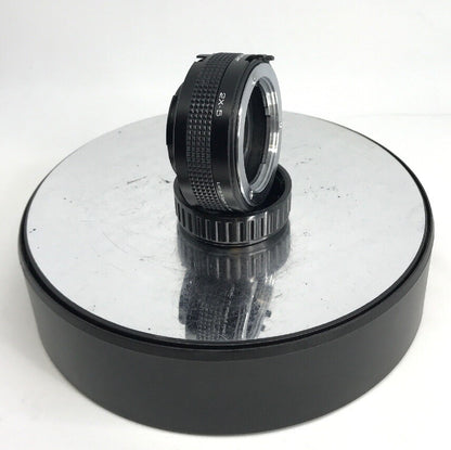 VIVITAR MC 2x-5 TELE CONVERTER comes front & Rear caps +case#T201
