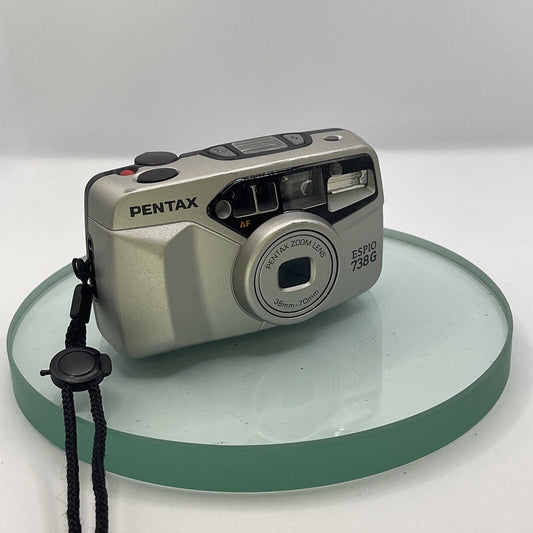 Classic Pentax Espio 738G 35mm Tested Vintage Compact Camera #9400