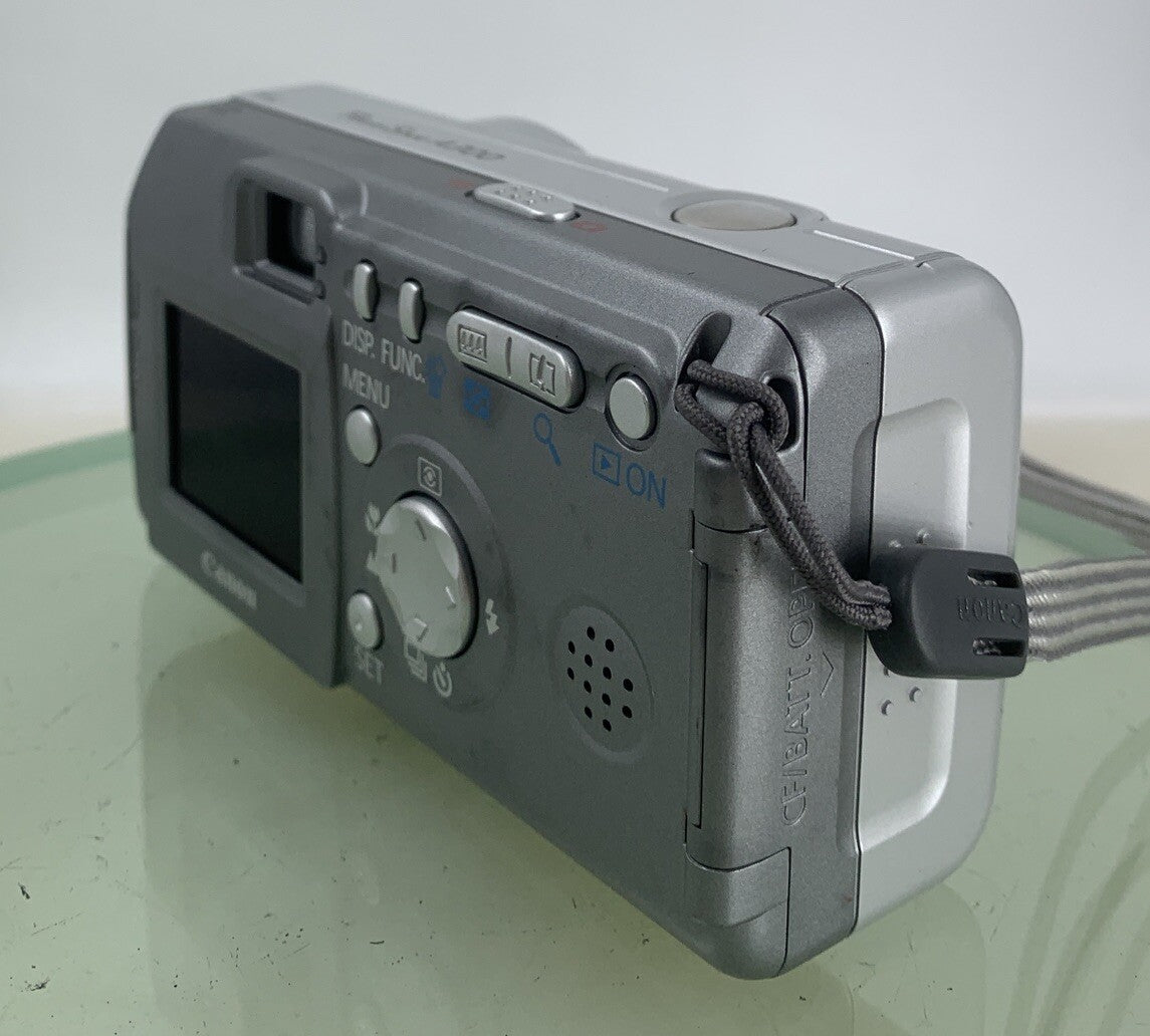 CANON POWERSHOT A300 SILVER DIGITAL CAMERA NO CHARGER NO CARD TESTED - 3046