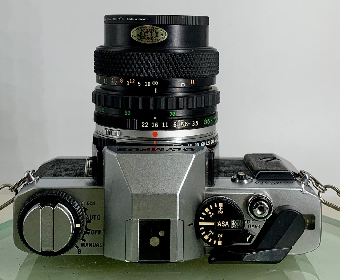 Olympus Om20 35mm slr film camera With 35-70mm f3.5-4.5 Boxed Olympus Lens, 2117