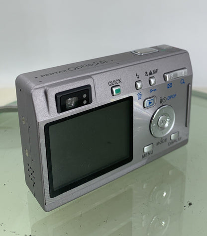 Pentax Optio S5i 5.0MP Compact Digital Camera WITH CHARGER AND COVER TESTED- 2894