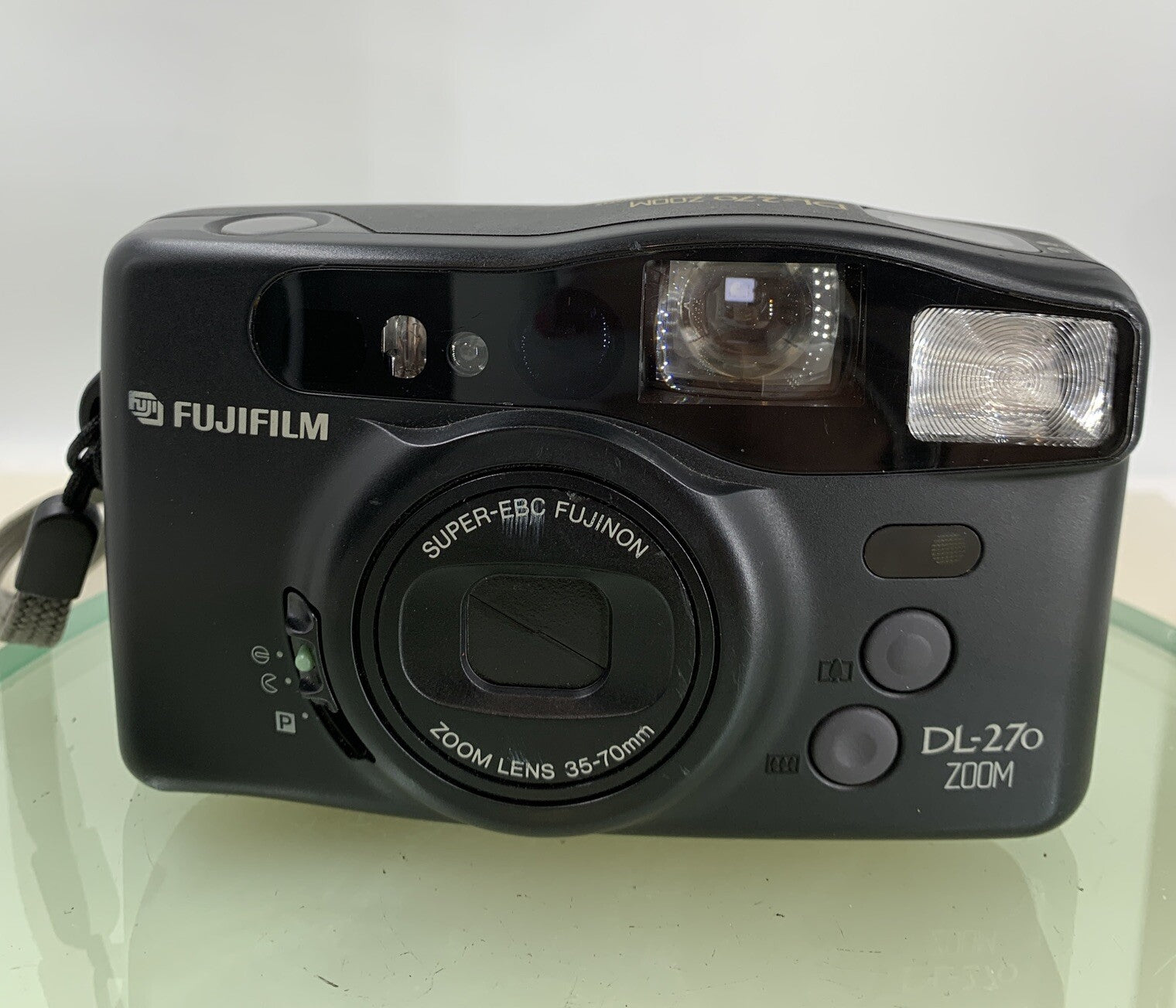 FUJIFILM DL-270 ZOOM SUPER Panorama 35mm Film Camera With COVER TESTED - 9962