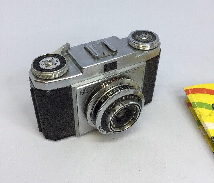 Rare Vtg Zeiss Ikon Contina IIa Camera -Boxe d& Manual-Novar Anastigmat Lens#5111