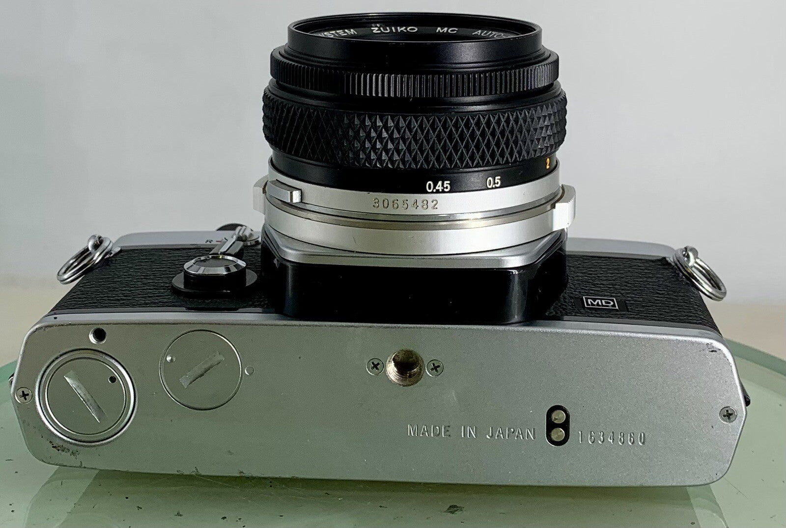 Olympus OM-1N MD 35mm Film SLR Manual Camera with Olympus 50/1.8 Zuiko Lens 1267