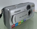 CANON POWERSHOT A300 SILVER DIGITAL CAMERA NO CHARGER NO CARD TESTED - 3040