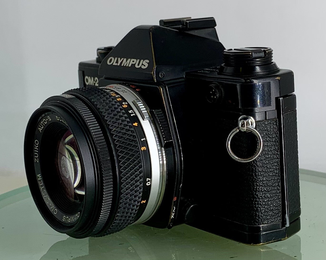 Olympus OM-2 Spot / Program SLR Camera+Olympus Zuiko  50mm f1.8 TESTED+ BOOK#3556