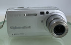 Sony Cyber Shot DSC-P100 5.1 MP SILVER + CHARGER + COVER NO CARD TESTED - 6741