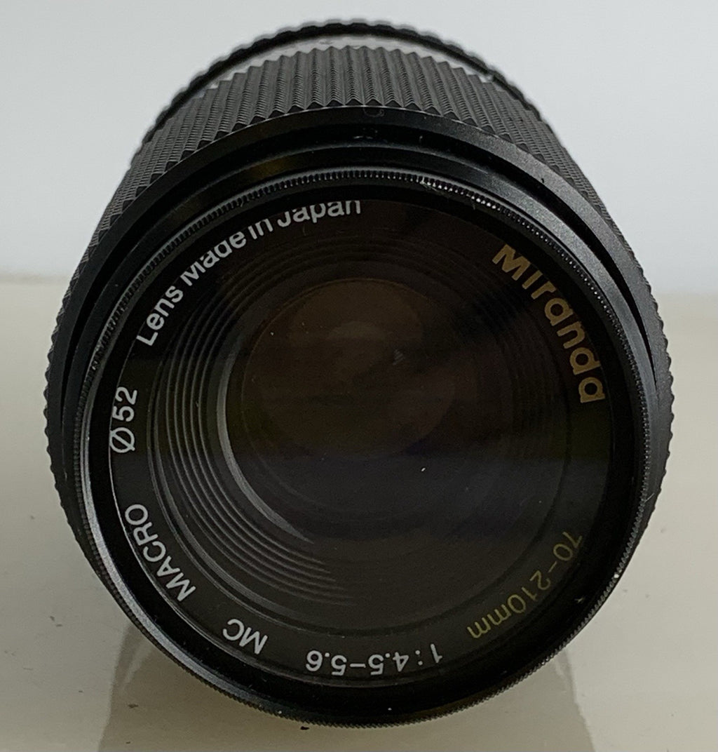 Miranda 70-210mm 1:4.5-5.6 MC Macro Canon Camera Lens Made In Japan TESTED#1241