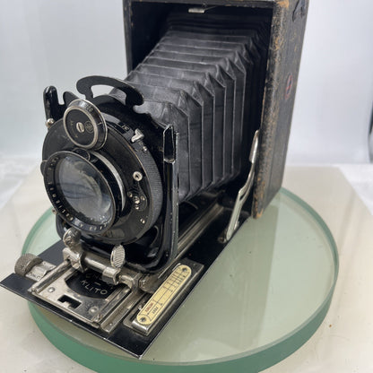 Houghton Butcher Ensign KLITO Double Extension 1912-16 Folding Camera LUKOS f=33