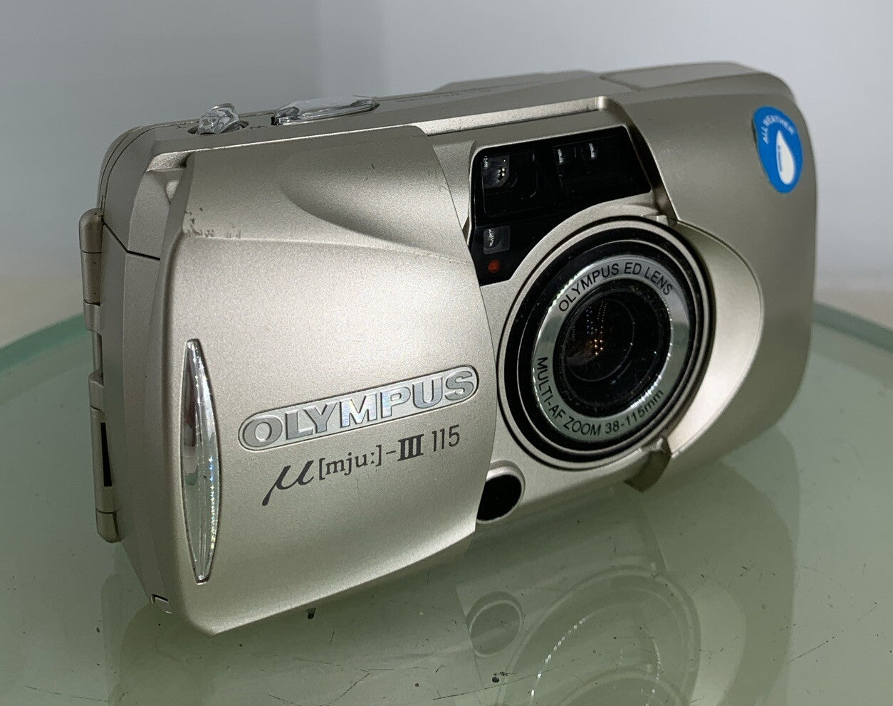 Olympus mju III 115 All Weather 38-115mm Zoom Compact 35mm Film Camera + TIN#2130