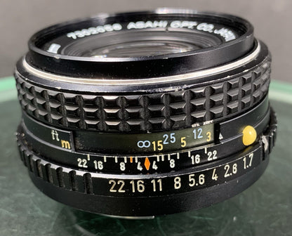 {SERVICED} SMC Pentax-M 50mm 1:1.7 Lens Mint & Working Great#00094