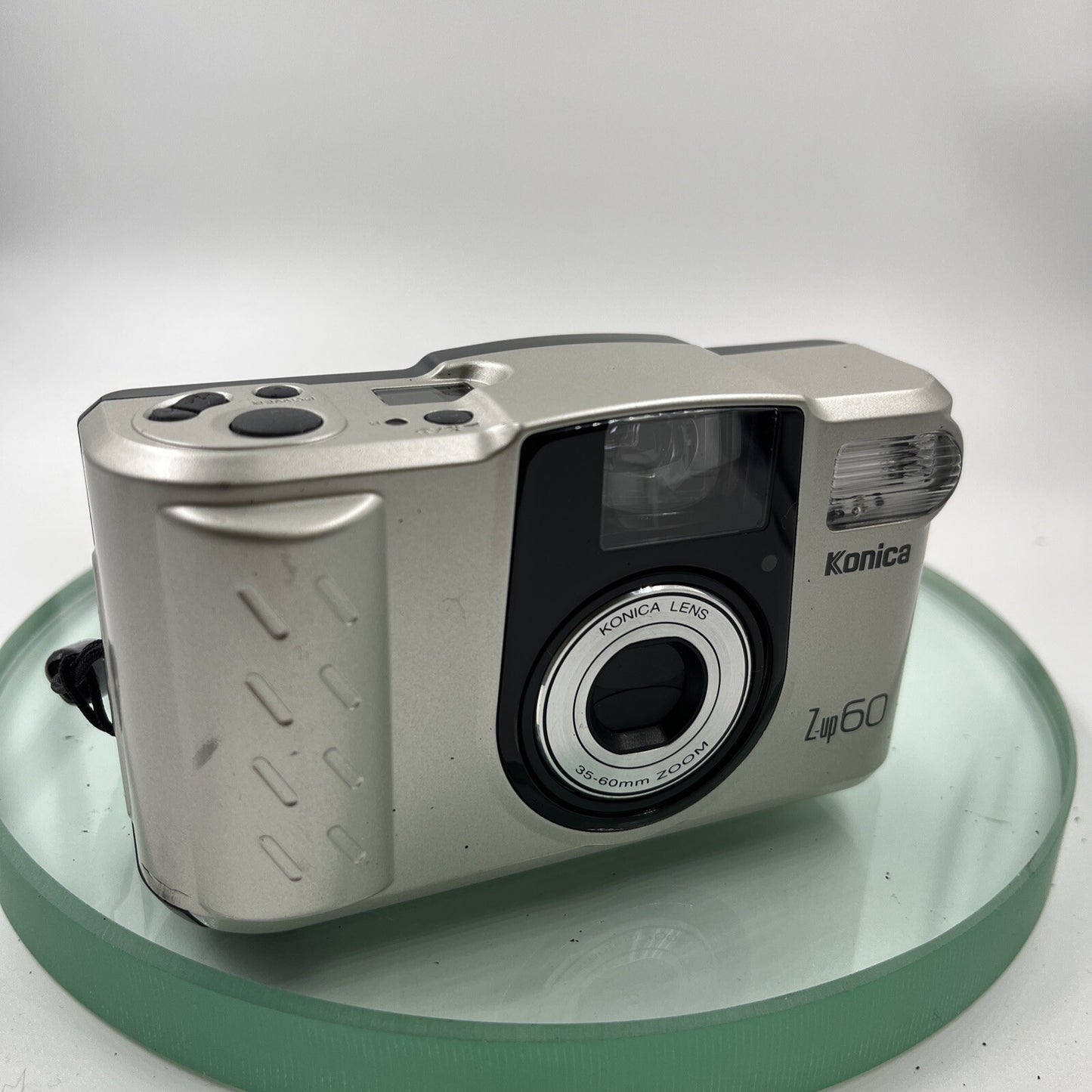 Konica Z-up 60 Silver 35-60mm Point & Shoot 35mm Film Camera #TESTED# VGC # 4531