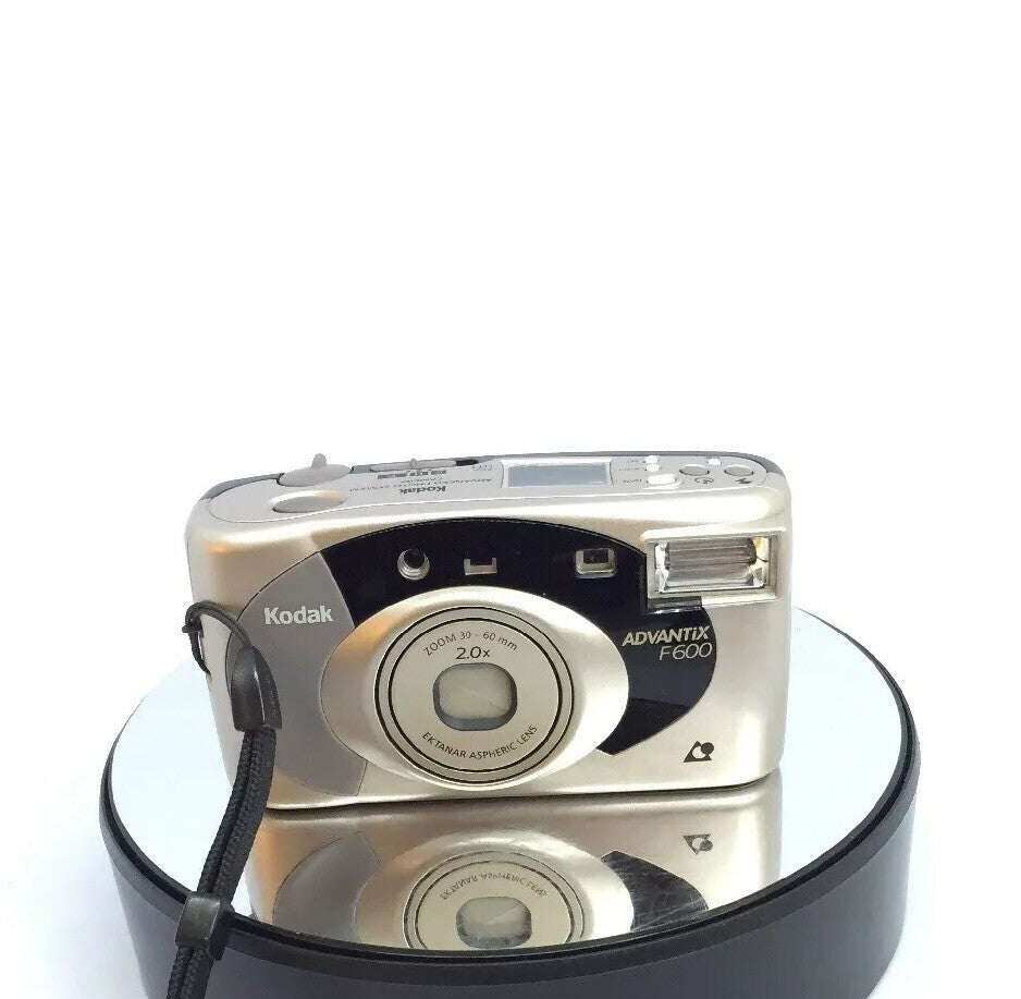 KODAK ADVANTIX F600 QUARTZ DATE~PANORAMA APS FILM CAMERA WITH 30-60MM LENS #3371