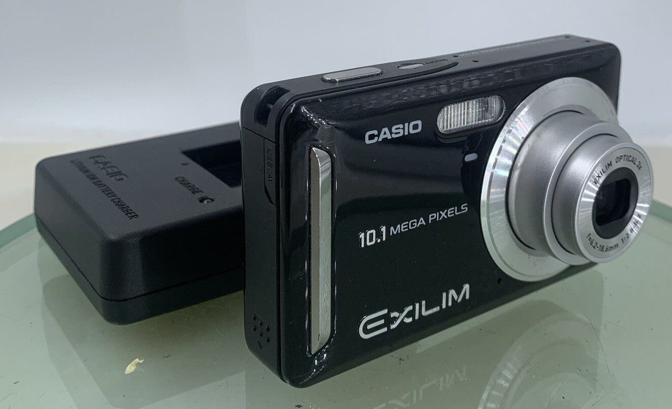 Casio Exilim EX-Z29 BLACK Digital Camera WITH CHARGER NO CARD TESTED - 2390