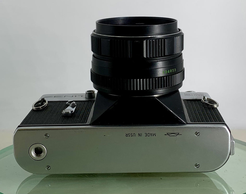 Vintage USSR "ZENIT-EM" SLR Camera + HELIOS-44M-4 Lens 2/58 + Tested - 3398
