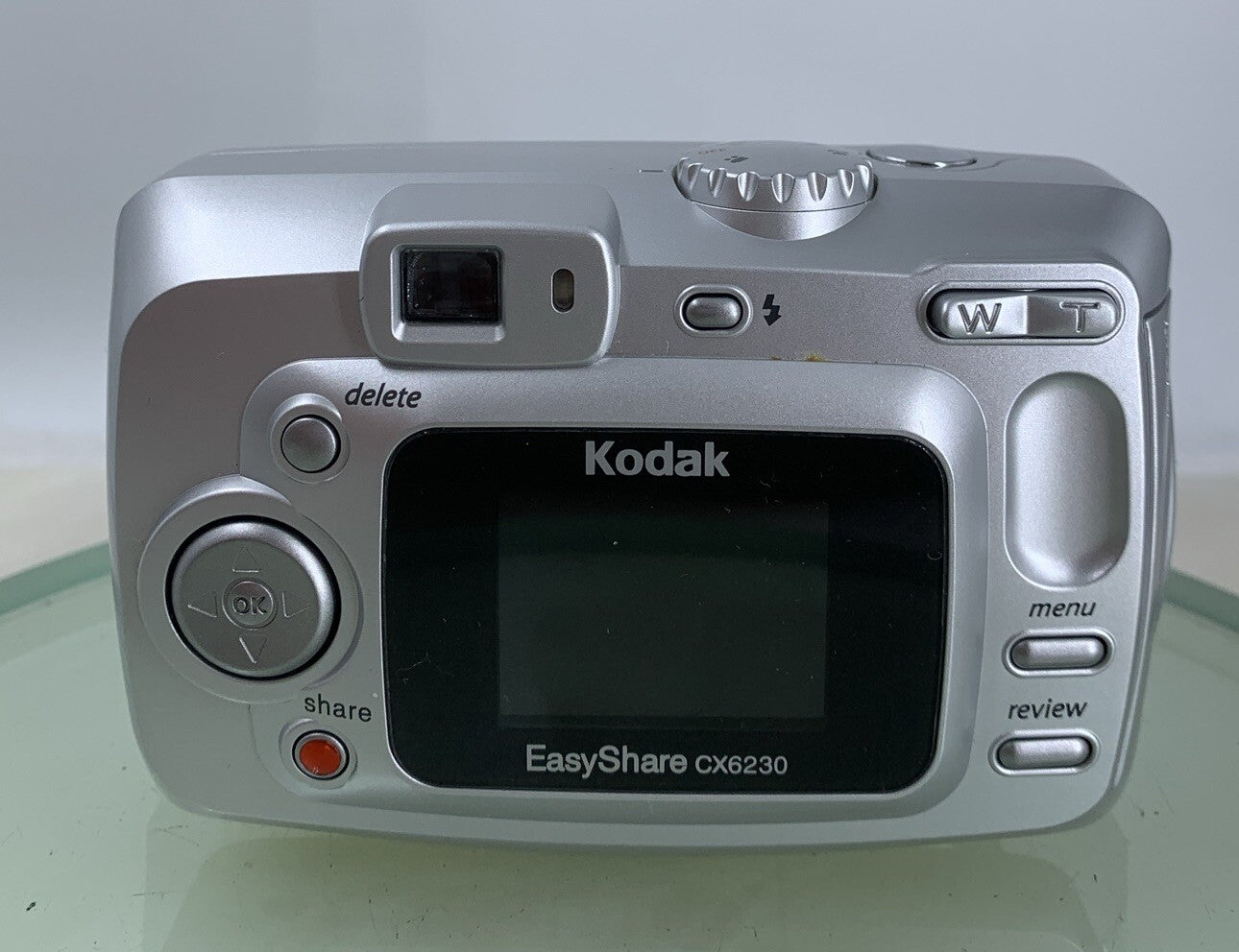Kodak EasyShare CX6230 2.0MP Silver Digital Camera WITH COVER TESTED - 6725