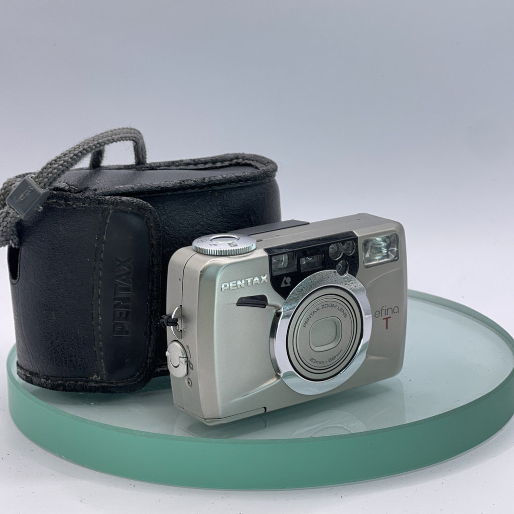 PENTAX EFINA T APS Compact Camera With Case -VGC # TESTED # 7620