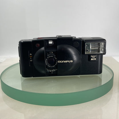 OLYMPUS XA2 Electronic Flash A11 D.ZUIKO 35mm f3.5 TESTED  POINT & SHOOT CAMERA2