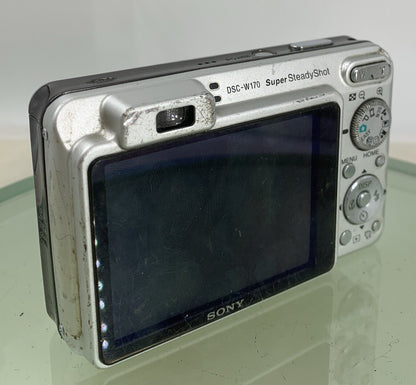Sony Cyber Shot DSC-W170 10.1 MP Digital Camera WITH CHARGER TESTED - 4514