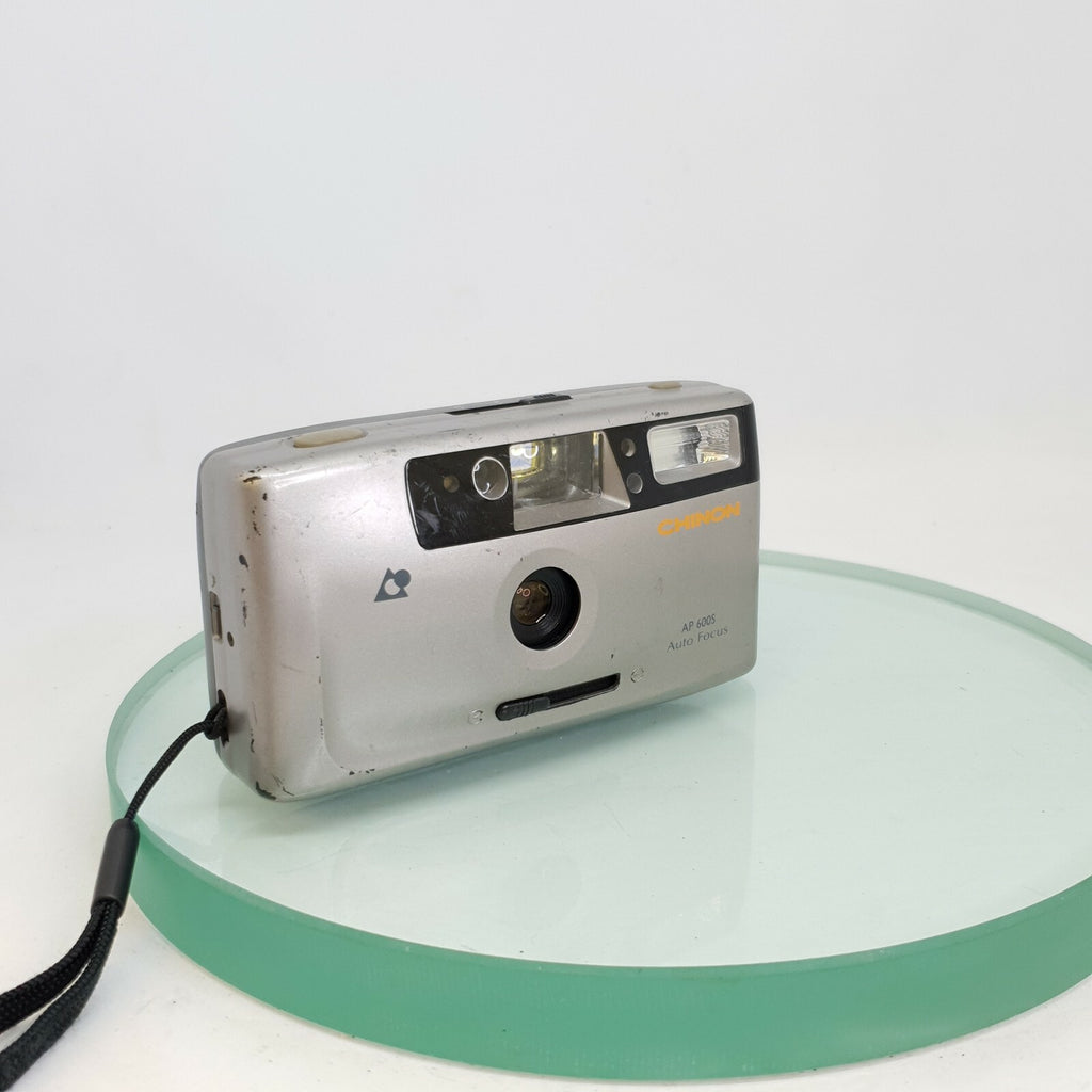 Chinon 35mm Compact Camera AP 600S AF Case Great Condition APS FILM#8680