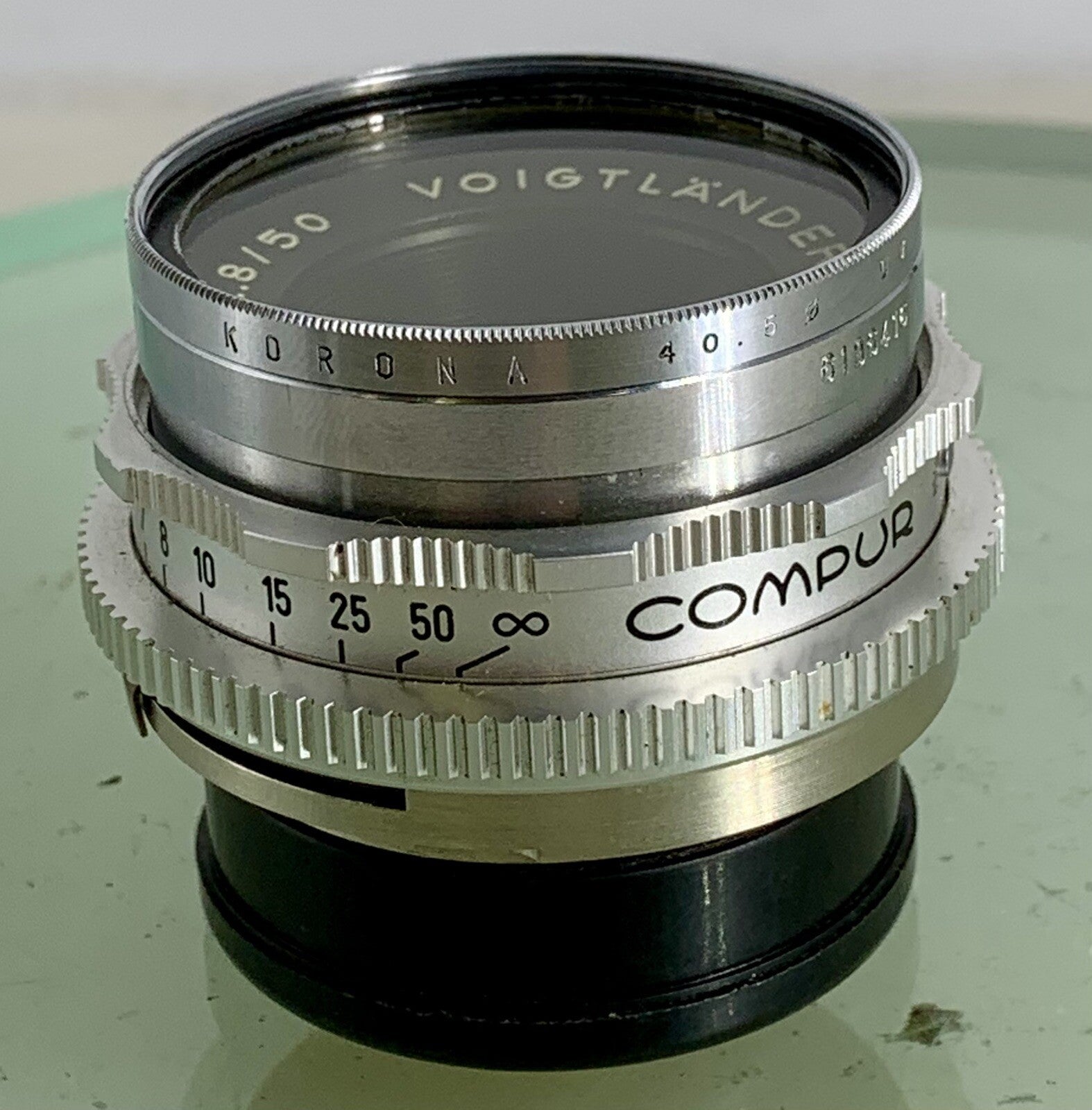 VOIGTLANDER f2.8 50mm COLOR-SKOPAR X LENS for BESSAMATIC & ULTRAMATIC -  #383