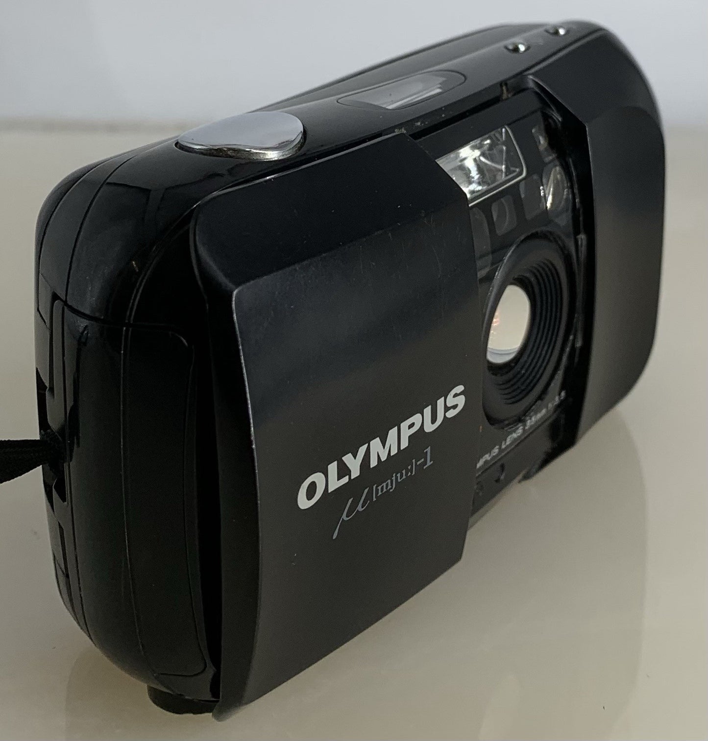 Olympus MJU-1 Compact Camera Analog AF Lens 35mm 1:3.5 Point & Shoot TESTED #8462