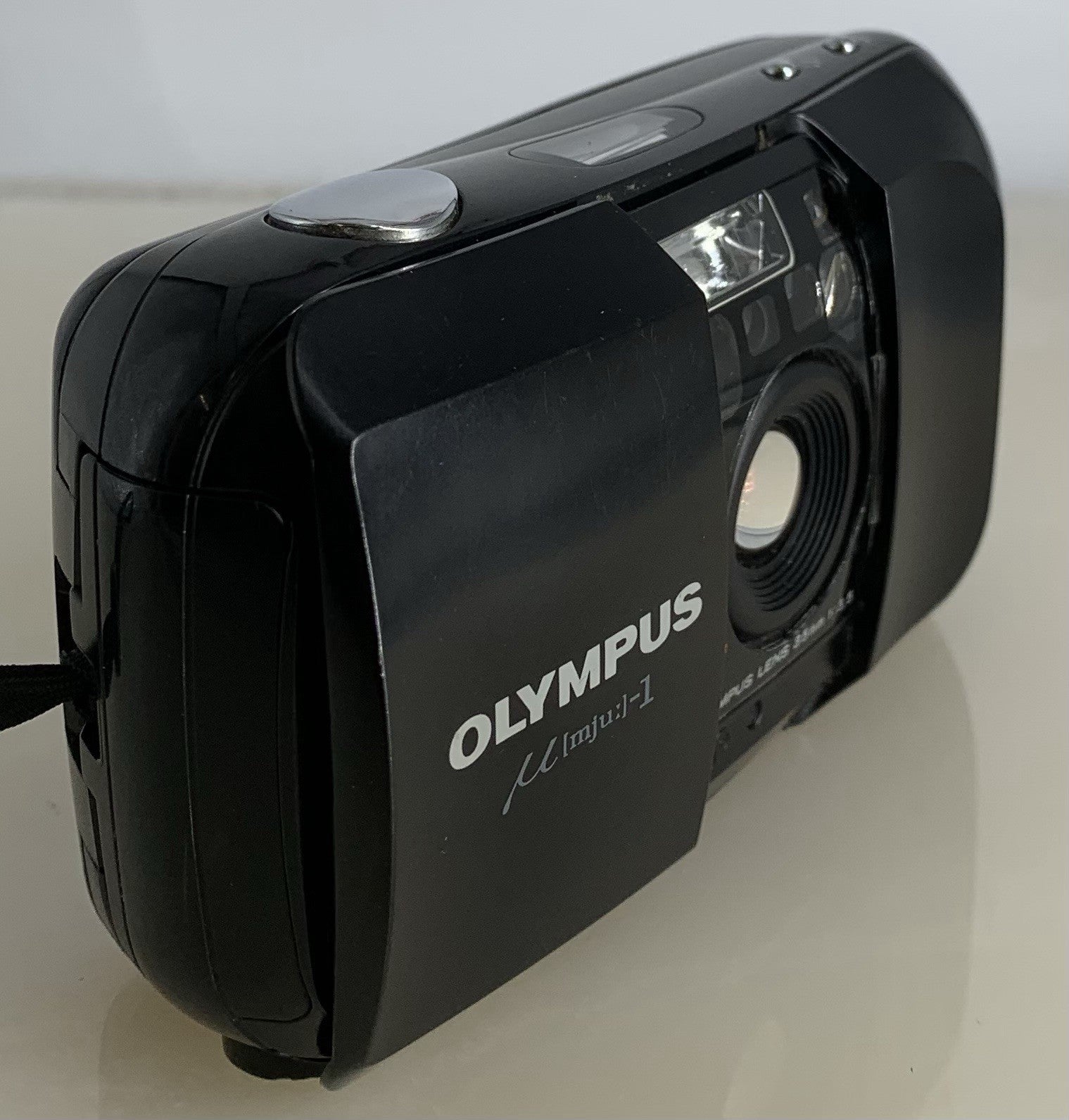 Olympus MJU-1 Compact Camera Analog AF Lens 35mm 1:3.5 Point & Shoot TESTED #8462