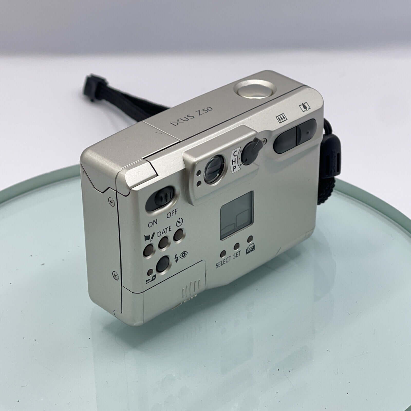 Vintage Canon IXUS Z50 APS Compact Film Camera Case & instructions Tested#6263