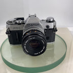 Canon AE-1  35mm SLR Film Manual Camera + Canon 50mm F/1.8 FD Lens Like A-1 #7501