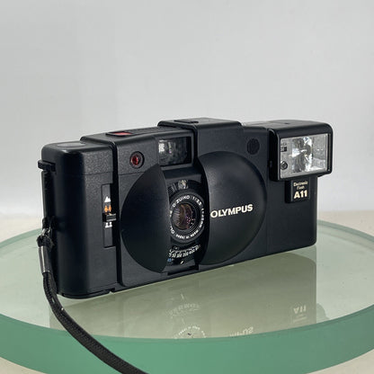 OLYMPUS XA2 Electronic Flash A11 D.ZUIKO 35mm f3.5 TESTED  POINT & SHOOT CAMERA1