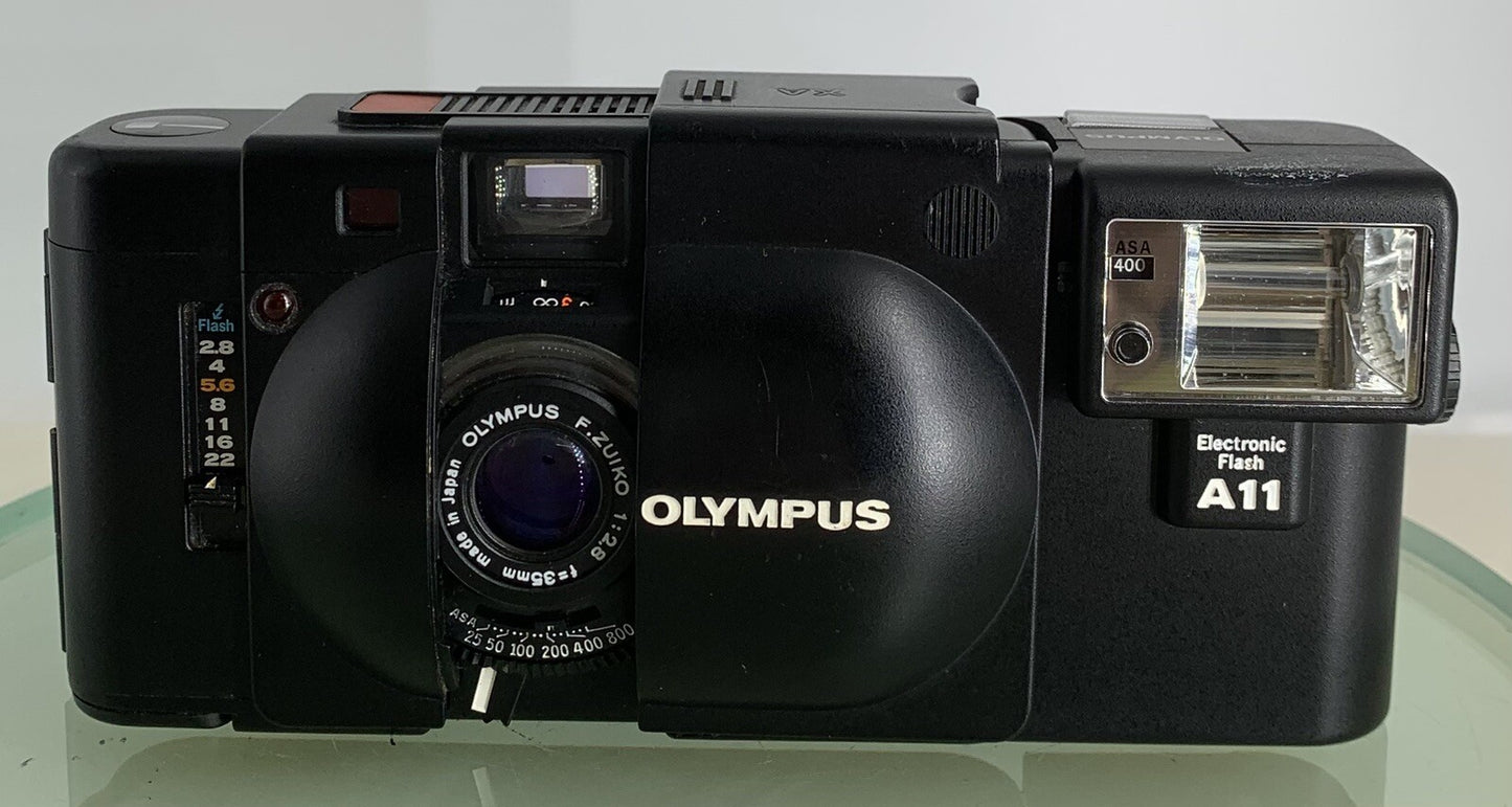 TESTED + OUTSTANDING +++ Olympus XA 35mm Compact Rangefinder Film Camera#1301
