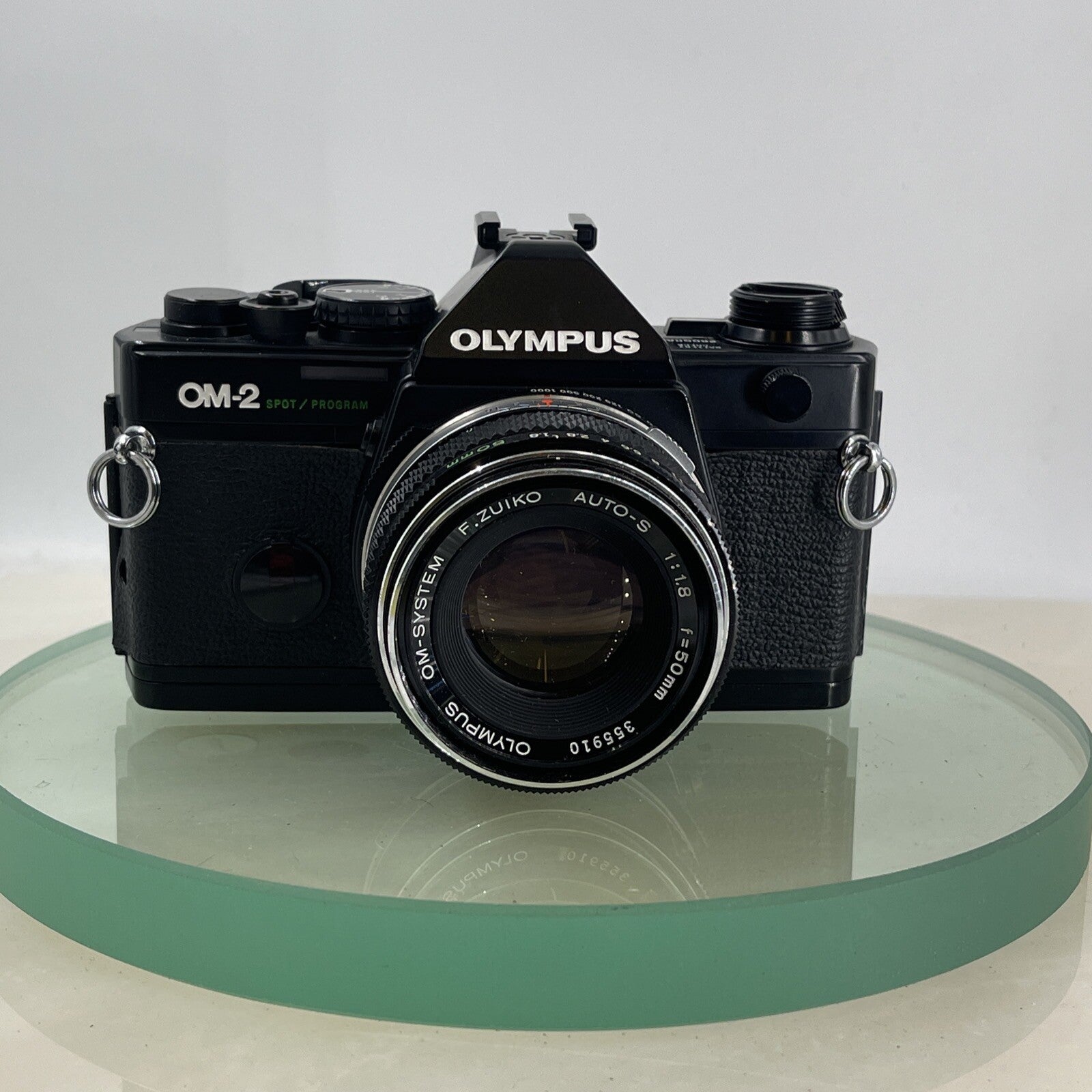 Olympus OM-2 Spot / Program SLR Camera+Olympus Zuiko  50mm f1.8 SilverTESTED 5151