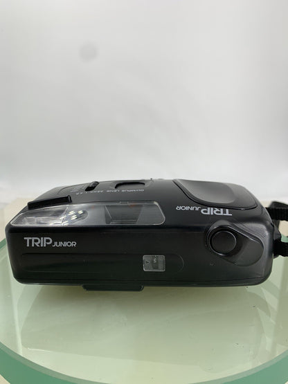 Olympus Trip Junior ANALOG POINT AND SHOOT FILM CAMERA BLACK TESTED - 4716